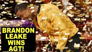 BRANDON LEAKE WINS AGT!! (REACTION)