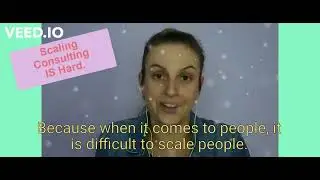 Scaling consulting is difficult.