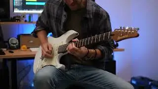 Ibanez LM1 - Bridge and Neck pickups - Tone pot vol 6 - Blend pot vol 3