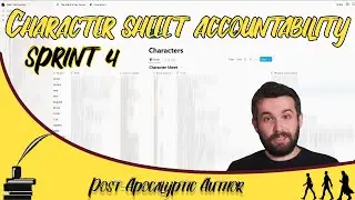 Finishing My Character Sheet - Productivity Spint [authortube]