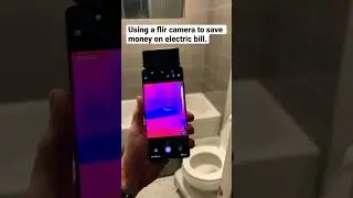I used an IR camera to check my house insulation.