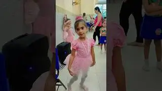 Primeira aula de balé de Malu #aula #ballet #bale