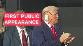 #Trump First Appearance After Rally Incident  15 July 2024