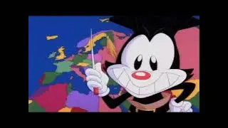 Yakkos world, but whenever Yakko says a country that was part of Britain he says England