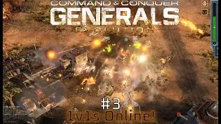 C&C: Generals Evolution #3 - 1v1's Playing Online!