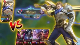 ALUCARD AGAINST CC ENEMIES 😱, ALUCARD MANIAC GAMEPLAY // MLBB // WANG GAMING