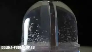 Персональный водяной шар со снежинками