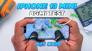 iPhone 13 Mini PUBG Test with FPS Meter 🔥 Heating, Gyro & Gameplay 🔥