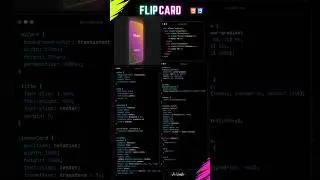 Flip Card in HTML and CSS 🏞 | 