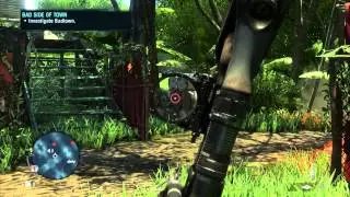 Far cry 3 - Taking an outpost using the bow...mostly - Game play footage!