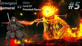 The Strongest Samurai VS Midra Lord Of Frenzied Flame!!! in Elden Ring
