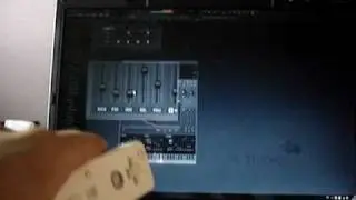 Glovepie + Flstudio ( Knob control with wiimote )