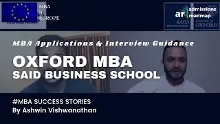 Oxford MBA Admissions | Said School of Business