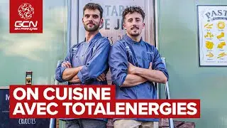 Dans les cuisines du team TotalEnergies