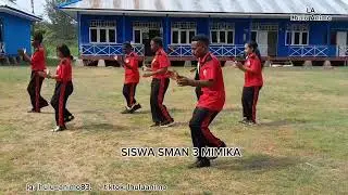 Senam kreasi siswa(i) SMAN 3 MIMIKA di Kokonao part 1