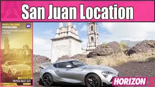 Forza Horizon 5 Photo Challenge Suprasonic 2020 Toyota GR Supra at San Juan