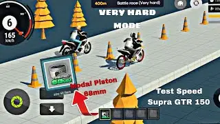 Test Speed Supra GTR 150 || Asian Drag Champion Indonesia