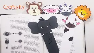 DIY Long animal bookmarks | How to make Long animal bookmark tutorial | Cute & funny Animal Bookmark