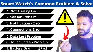 Smart Watch Connection, Notifications, Touch Problem || Solve Smart Watch Error & Solve || Sum Tech