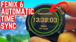 Garmin Fenix 6 Adjust Time | Sync Automatically with Phone or GPS