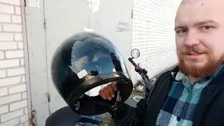 Покраска шлема в цвет мотоцикла Geon Scrambler 250 ч1./как покрасить шлем /купил новый шлем/геон/