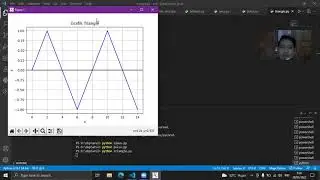 Membuat Grafik Sinus, Pulse dan Triangle Menggunakan Python