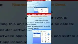 What is Computer Software? | Types of computer software | How software works? #computer #software IT
