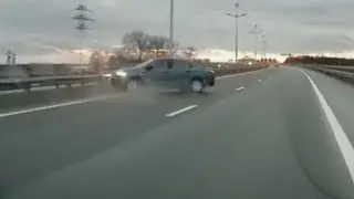 Занесло на Приморском кольце.