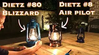 Unboxing new  DIETZ lanterns.  #80 Blizzard & #8 Air Pilot