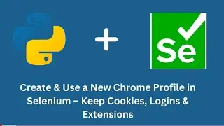 Create & Use a New Chrome Profile in Selenium – Keep Cookies, Logins & Extensions