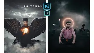 Glowing Horror Photo Editing PS CC TOUCH Glow photo Editing Lightroom Saarvendra Editing 🔥