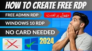 How to Create Windows RDP For Free | Free RDP | No Credit/Debit Card | RDP Free 2024