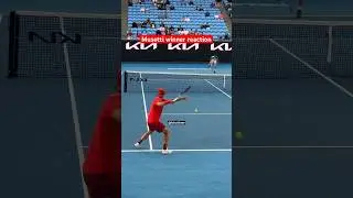 Lorenzo Musetti forehand winner & C’mon celebration 🎾 💪 