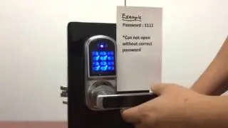 digital lock operation