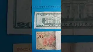$20,00 DÓLARES VS R$20,00 REAIS