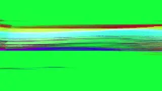 Green screen - layar konslet efek glit