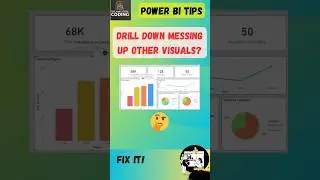 Control Drill Down Filters on Other Visuals in Power BI! 