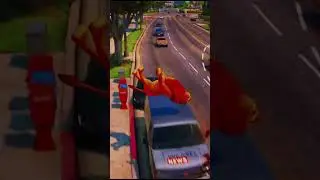 Simba crashes into vehicles  #shorts
