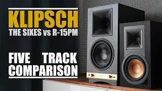 Klipsch The Sixes vs Klipsch R-15PM  ||  5 Track Comparison