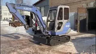 мини-экскаватор гусеничный б/у Kubota u25 кубота японский, дизельный, с кабиной, цена 1380000р, ПСМ