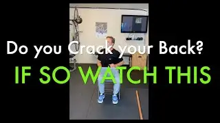 Do you Crack your Back? If so watch this