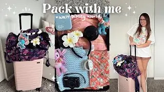 PACKING FOR DISNEY WORLD 2024 ✨🏰 how I pack for Disney, summer essentials, packing in carry on only!