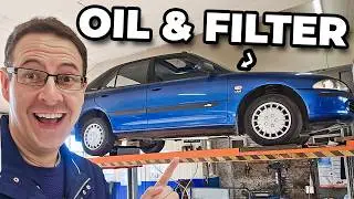 Proton Wira Oil & Filter Change - From Apprentice To Master Mechanic?