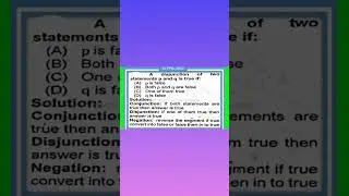 Is a disjunction true if both are true?When P and Q are both true?Can both be true in a disjunction?