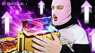 Doing EXPENSIVE KNIFE Case Battles on SkinClub (SKINCLUB PROMO CODE)
