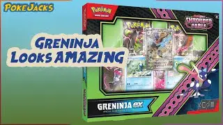 The BEST Greninja Artwork Ever! Shrouded Fable Collection Box Opening