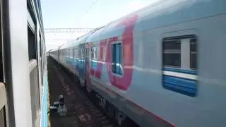РЖД_ЧС4т-с поездом Москва-Париж