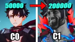C0 VS C1 Wriothesley REALLY THAT GOOD ?! DMG Showcase & Comparison [Genshin Impact]