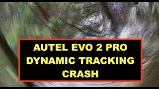 Autel Evo 2 Pro Dynamic Tracking Crash