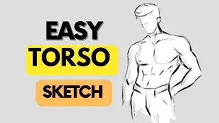 How to draw human figure Sketch drawing Torso | How to draw a Person | Figure Drawing Techniques